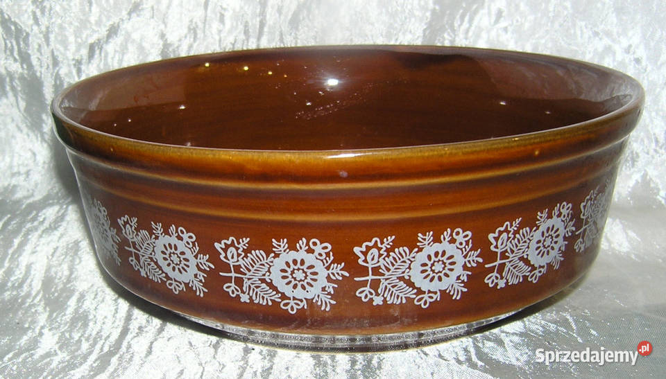 miska vintage porcelit z kwiatami PruszkówD Bartków
