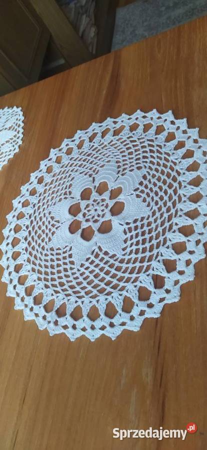 Serwetki do koszyczka biały Obrusy i serwety