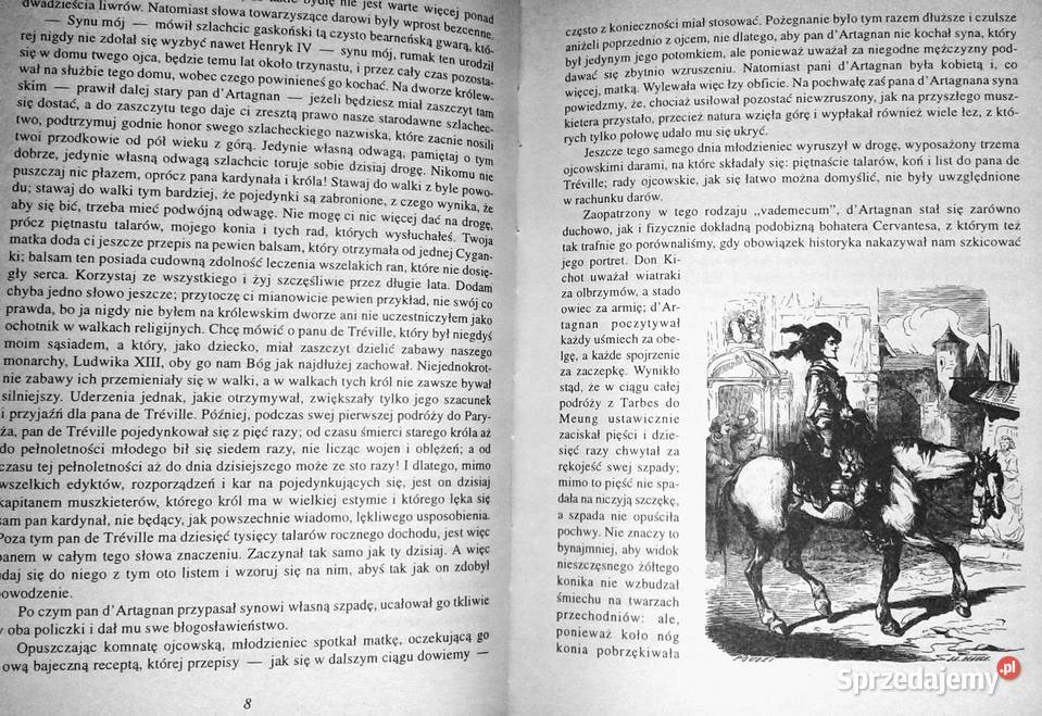 Trzej muszkieterowie Aleksander Dumas lubelskie Chełm sprzedam
