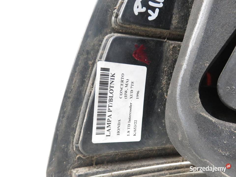 LAMPA PRAWA TYLNA HONDA CONCERTO osobowe