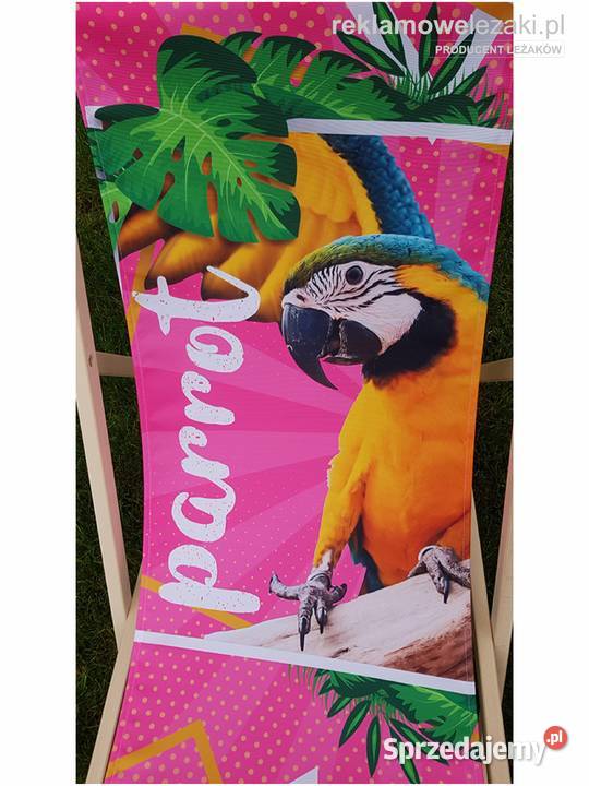 Leżaki promocyjne z logo idealne jako reklama Warszawa