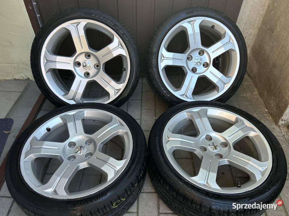Sprzedam komplet kół alufelg peugeot 4x108 18 Konin