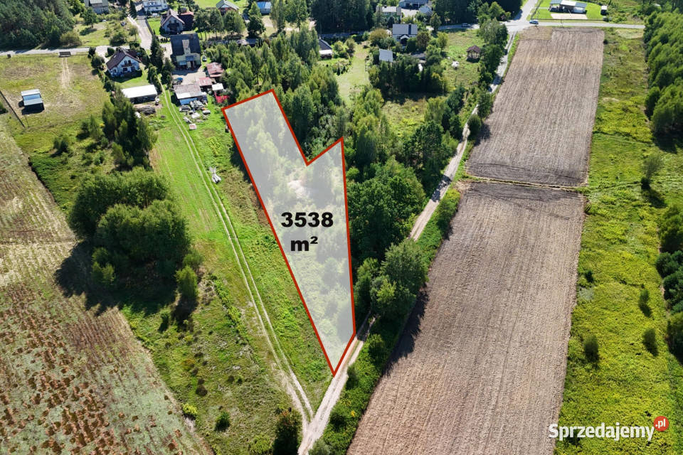 Działka budowlana z WZ 3550m2 Wólka Kokosia