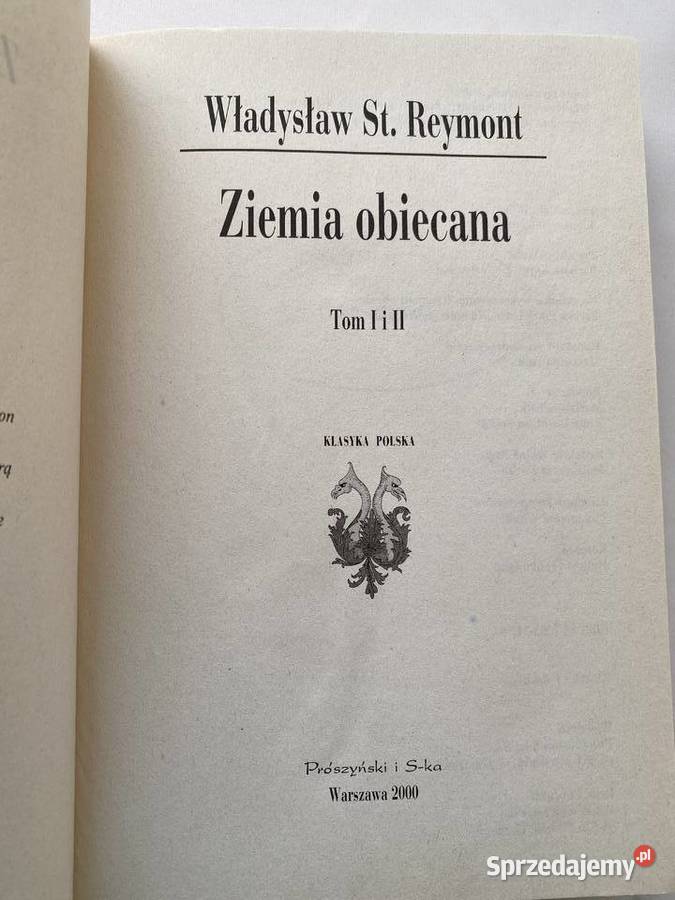 Ziemia ObiecanaWS Reymont ksiazka Lublin