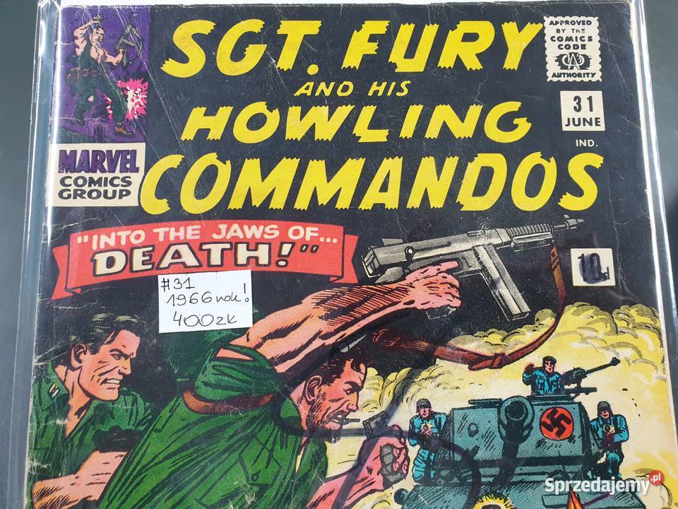 Sgt Fury His Howling Commandos komiks Marvel Komiksy