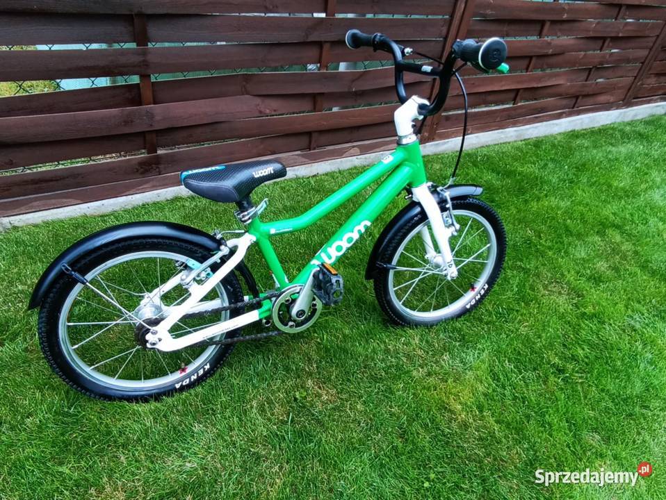 Rower rowerek dziecięcy Woom 3 zielony koła R16 Łuków
