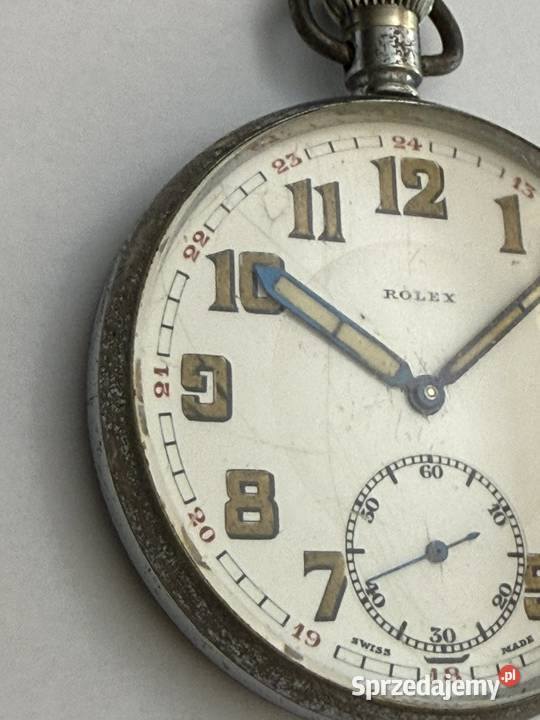 Zabytkowy zegarek kieszonkowy Rolex styl Męskie Wagowo