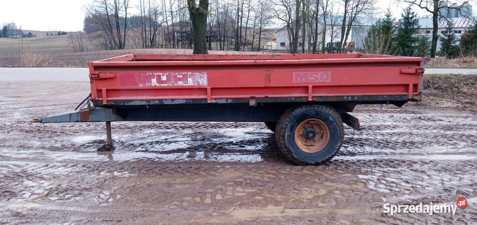 Tuhti M50 Przyczepa Wywrotka 5000 nieuszkodzony Szołtany sprzedam