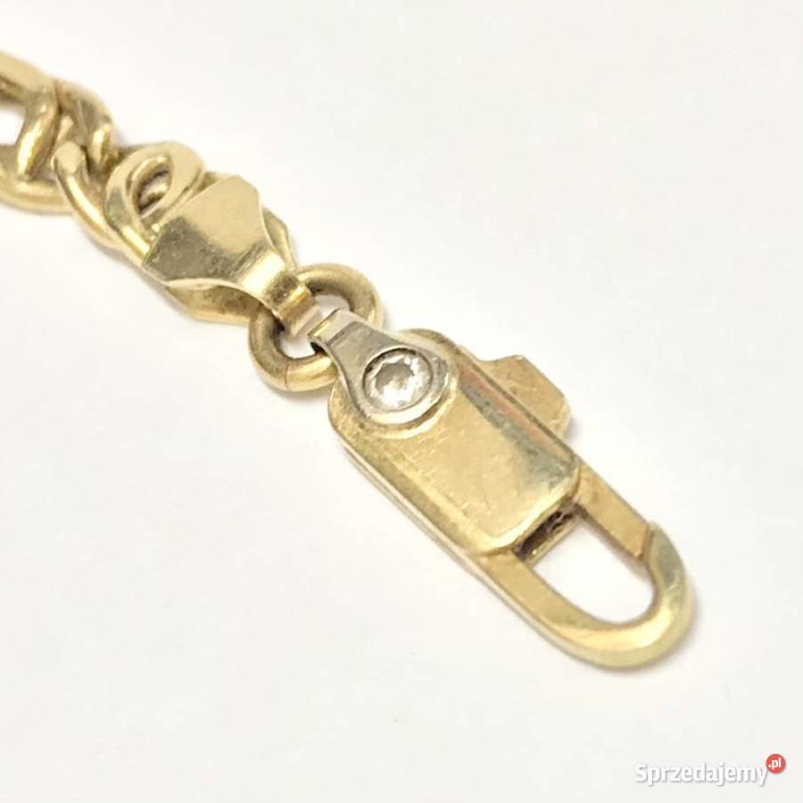 Złoty ŁAŃCUSZEK damski 750 18K cudowny splot złoto mazowieckie Warszawa