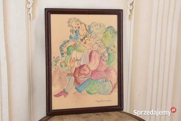 Maja Berezowska Miłosna Scena Zakochana Para