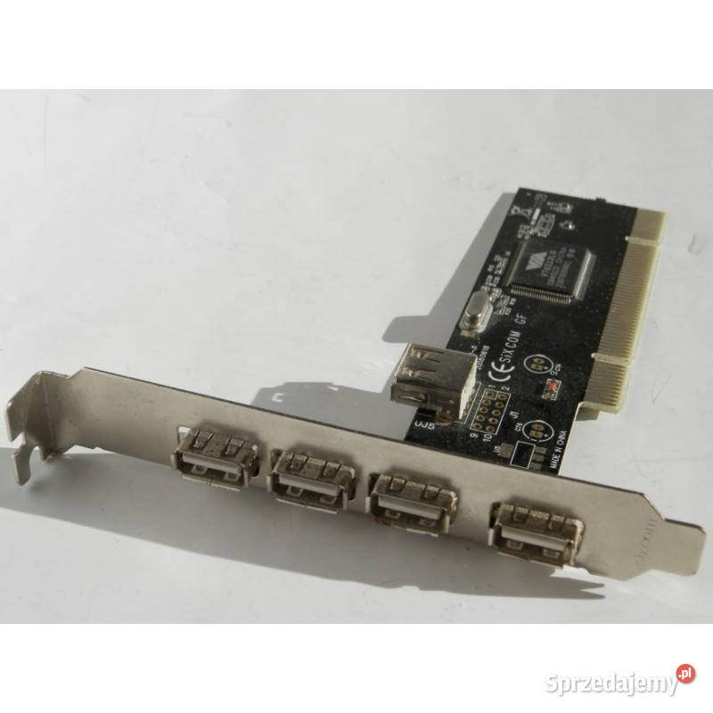 Karta PCI 4X USBA 1X USBA Wewnętrzny Pozostałe Poznań