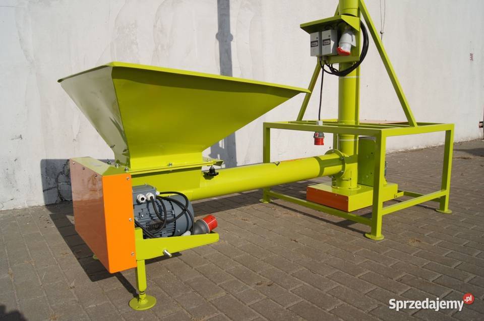 Przenośnik ślimakowy pionowy ADRAF żmijka Rogóźno