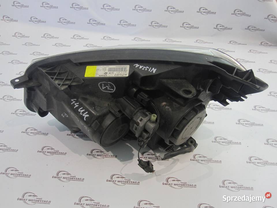 NISSAN QASHQAI I J10 LIFT 10r lampa prawa przód osobowe sprzedam