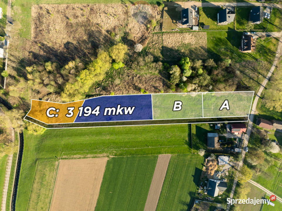 Budowlana działka w Krakowie Suchy Jar C budowlana Kraków