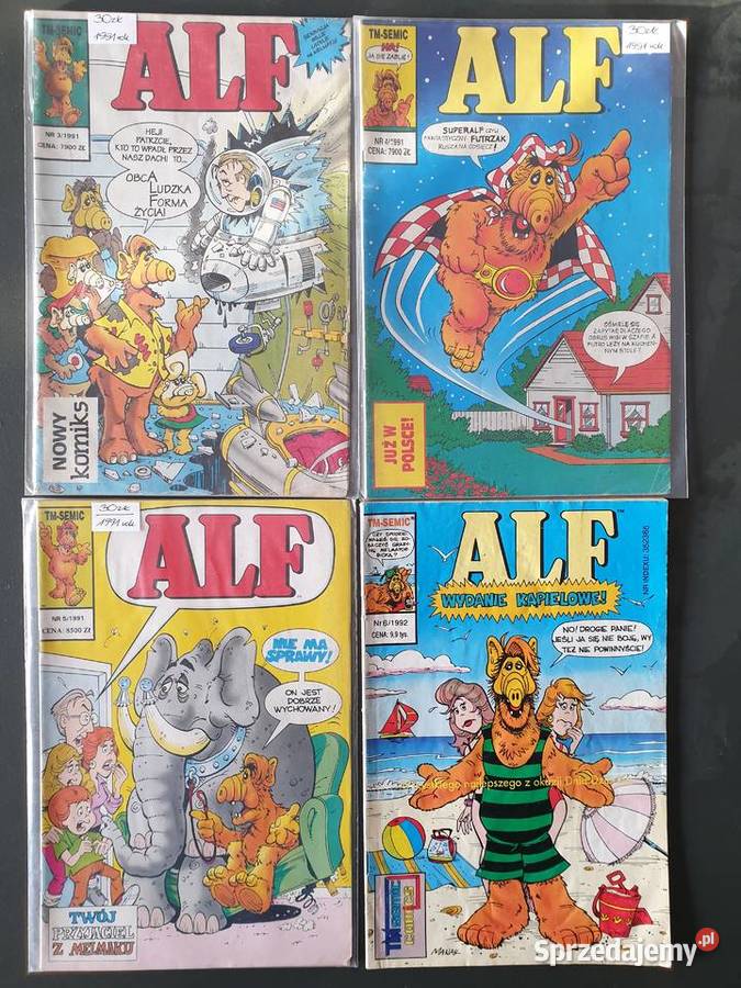 Alf zestaw 4 komiksów wydawnictwo TMSemic sprzedam