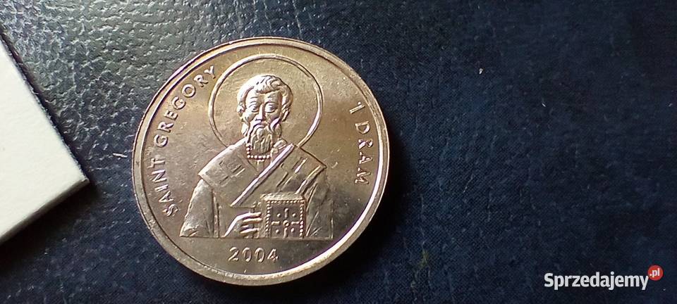 Stare monety 1 dram 2004 Św Grzegorz Górski Lesko sprzedam