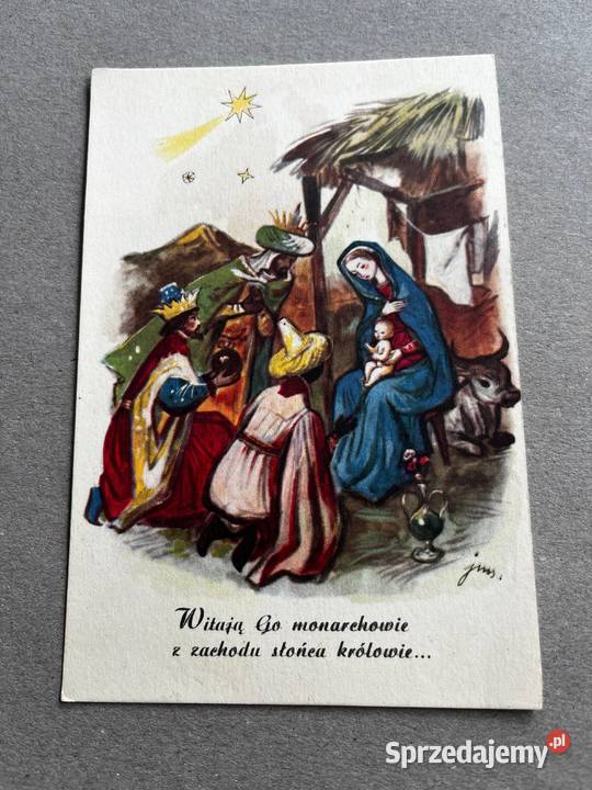 Pocztówka Wesołych Świąt Boże Narodzenie Jan Błażejowice