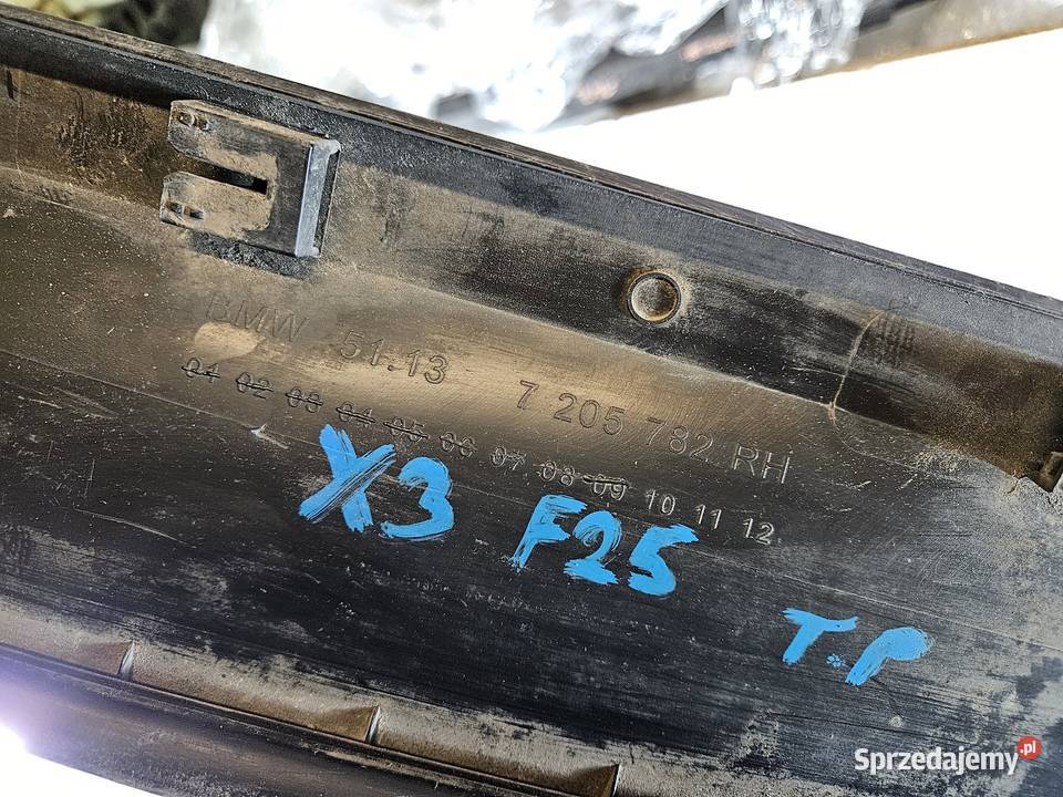BMW X3 F25 LISTWA DRZWI PRAWY TYŁ PRAWA TYLNA Karoseria wielkopolskie Międzychód sprzedam
