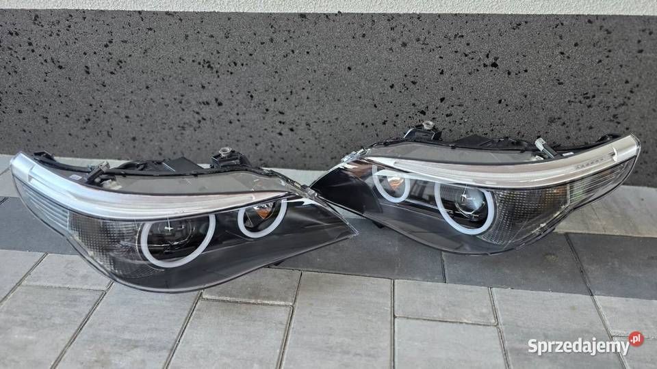 Reflektory BMW E60 E61 pre Lci biLed skrętny Kielcza