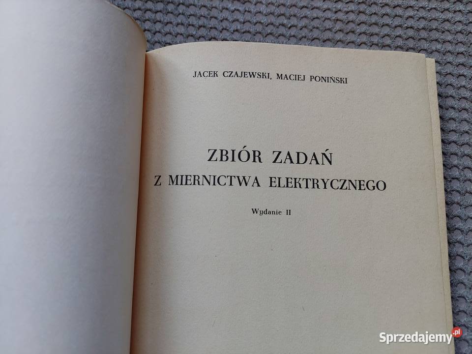 Zbiór zadań z miernictwa elektrycznego skrypt, zeszyt ćwiczeń, zbiór zadań, testów