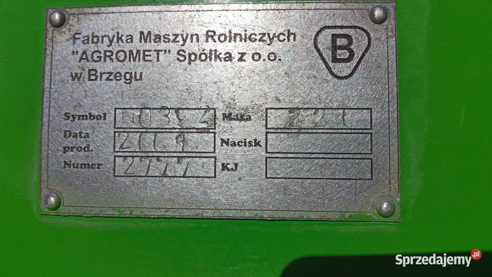 Rozsiewacz unia brzeg fmr mx 850 dwutalerzowy mazowieckie Mińsk Mazowiecki