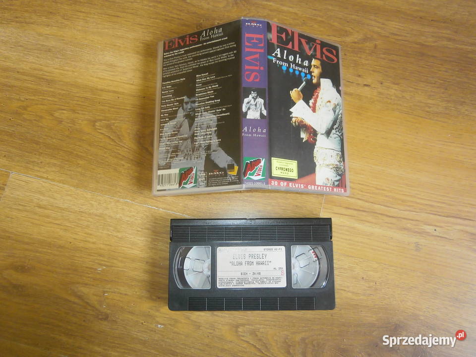Kaseta VHS ELVIS Aloha From Hawaii oryginał Łódź