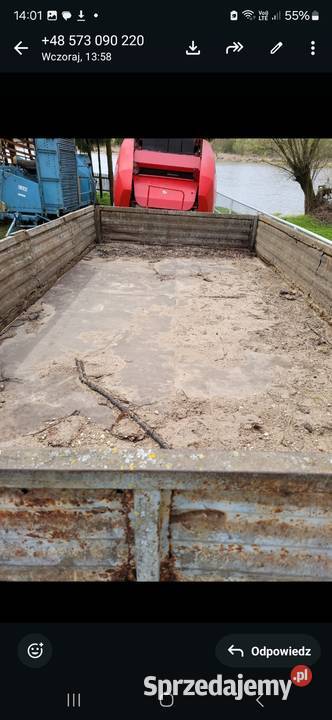 Przyczepa wywrotka D 55d 47D 732 transport Siedlce