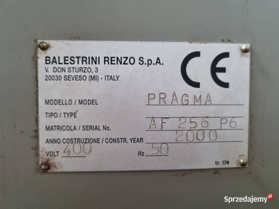Wiertarka oscylacyjna Balestrini Pragma