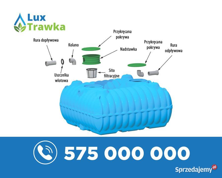 Zbiorniki na wodę deszczową 2500 3500 5000 7000