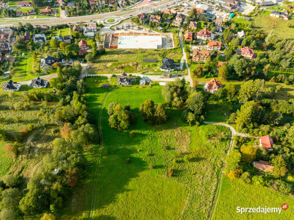Duża działka budowlana w uzdrowisku Rabka małopolskie