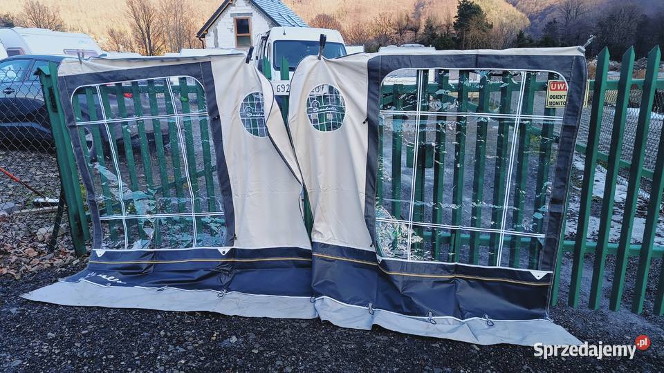 przedsionek przystawka namiot do przyczepy Międzybrodzie Bialskie sprzedam