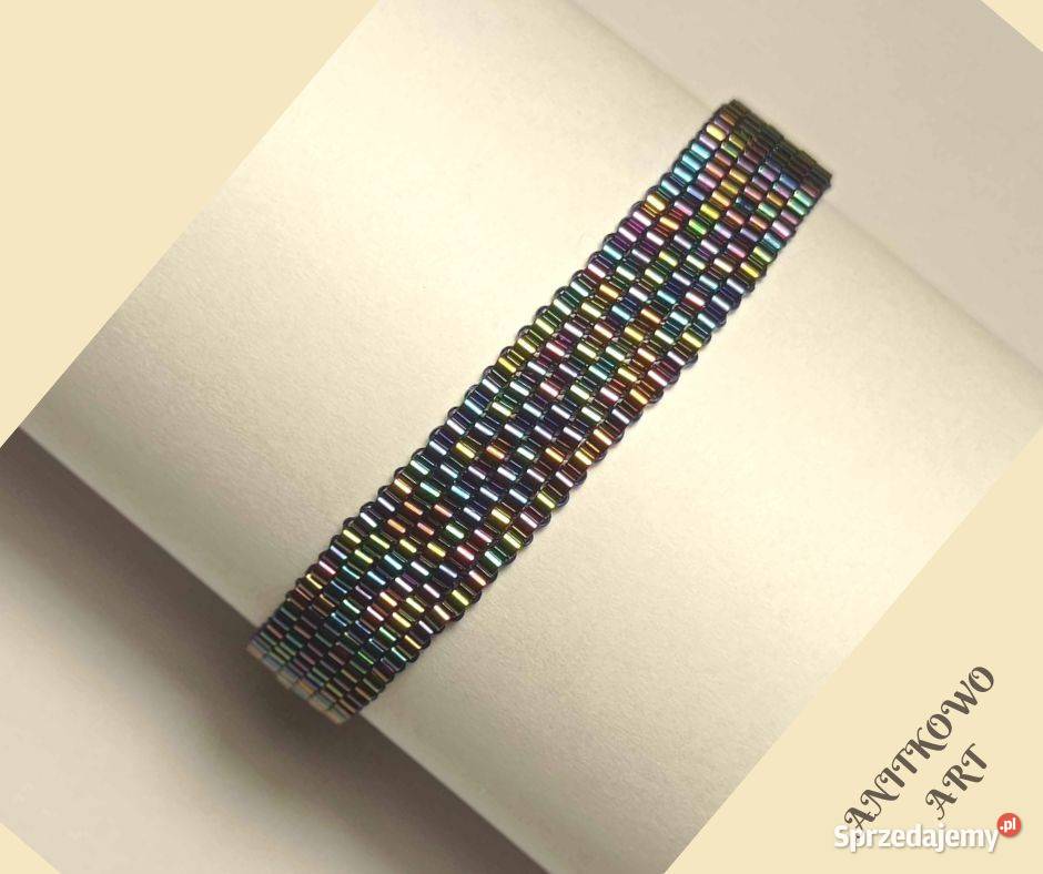 BRANSOLETKA KORALIKOWA BENZYNKA Warszawa