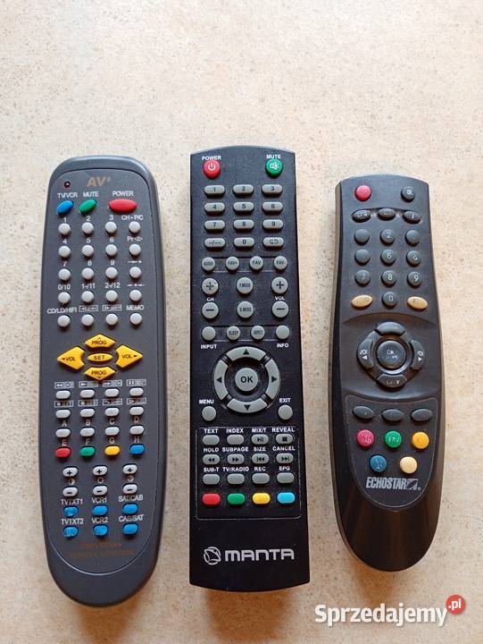 Piloty do telewizora 3 sztuki Kraków