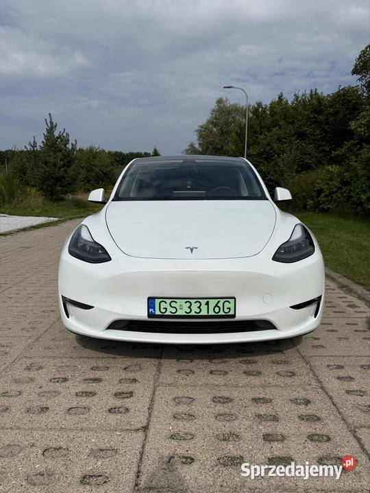 Tesla Model Y 2023r DualMotor 515koni Long Range Samochody osobowe pomorskie Słupsk