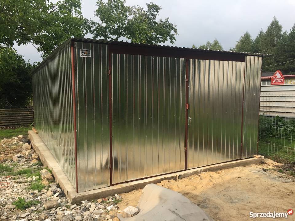 GARAŻE BLASZANE 3x5m ocynk TRANSPORT I MONTAŻ Lublin