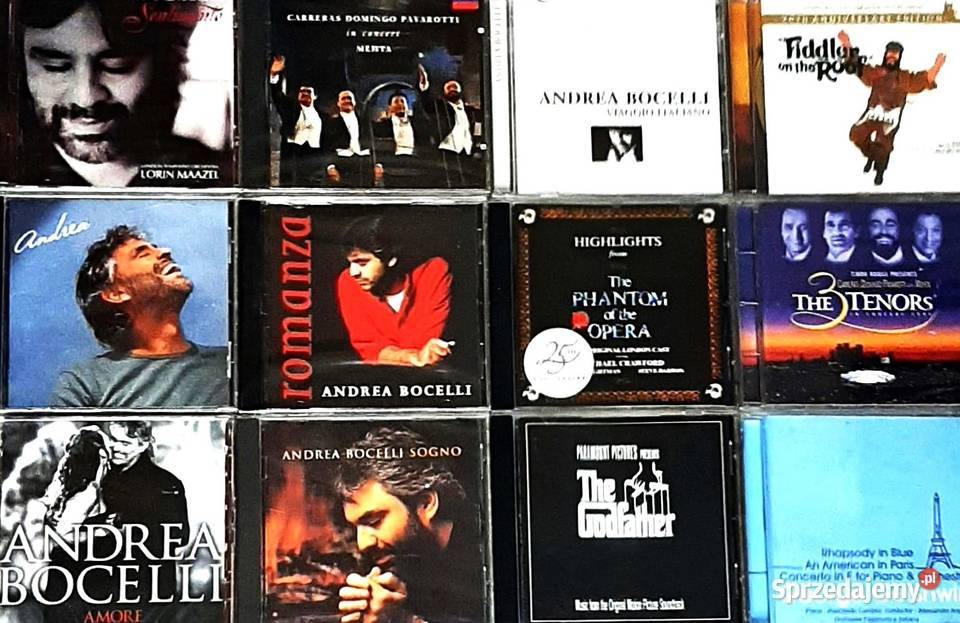 Znakomity Zestaw 5 Albumów CD Andrea Bocelli Poznań