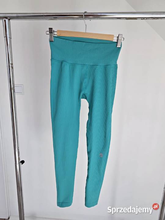 Turkusowe legginsy wysoki stan Oceans Apart Liszki