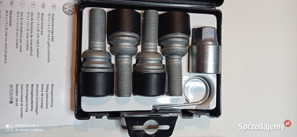 Śruby zabezpieczające koła antykradzieżowe M14 x