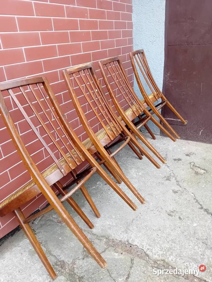 krzesła 4 Sumana Czechosłowacjs Bielsko-Biała sprzedam