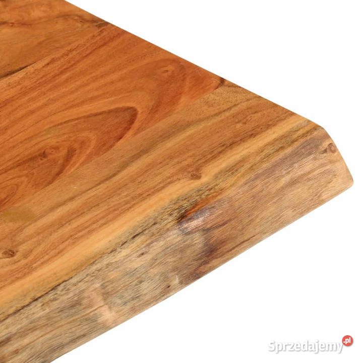 Blat stołu 60x60x38 drewno akacjowe naturalna