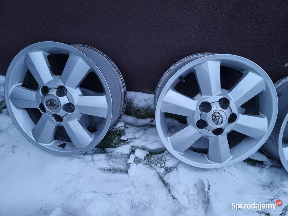 oryginalne alu toyota r16 65cala et45 sprzedam