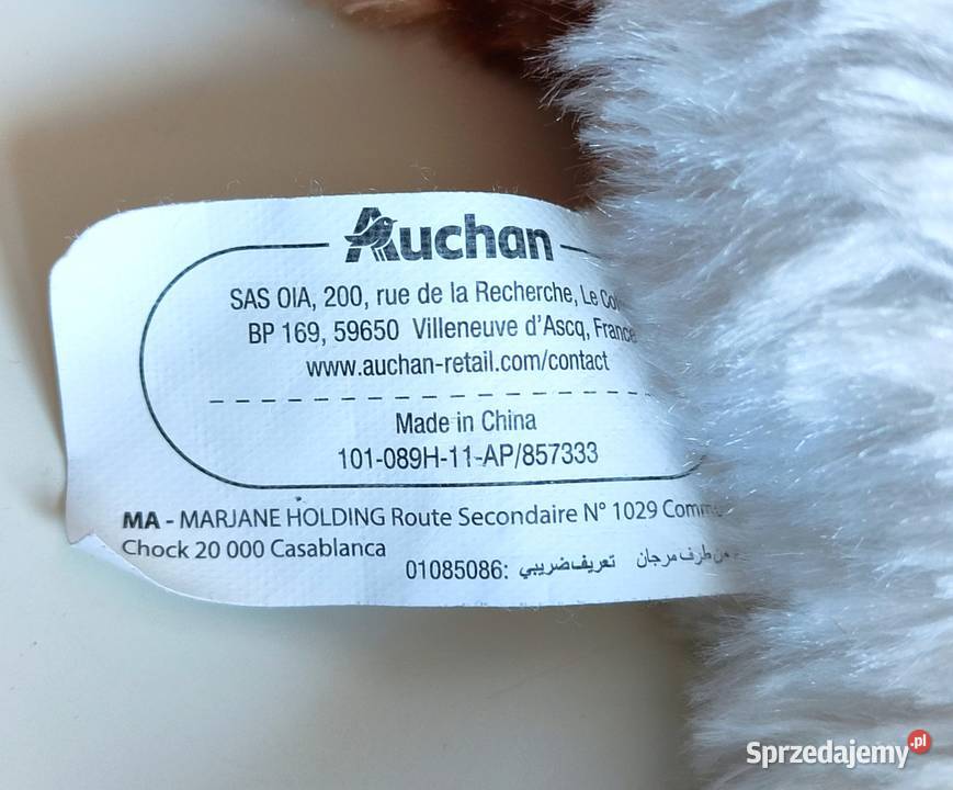 Nowa maskotka kot rudy Auchan