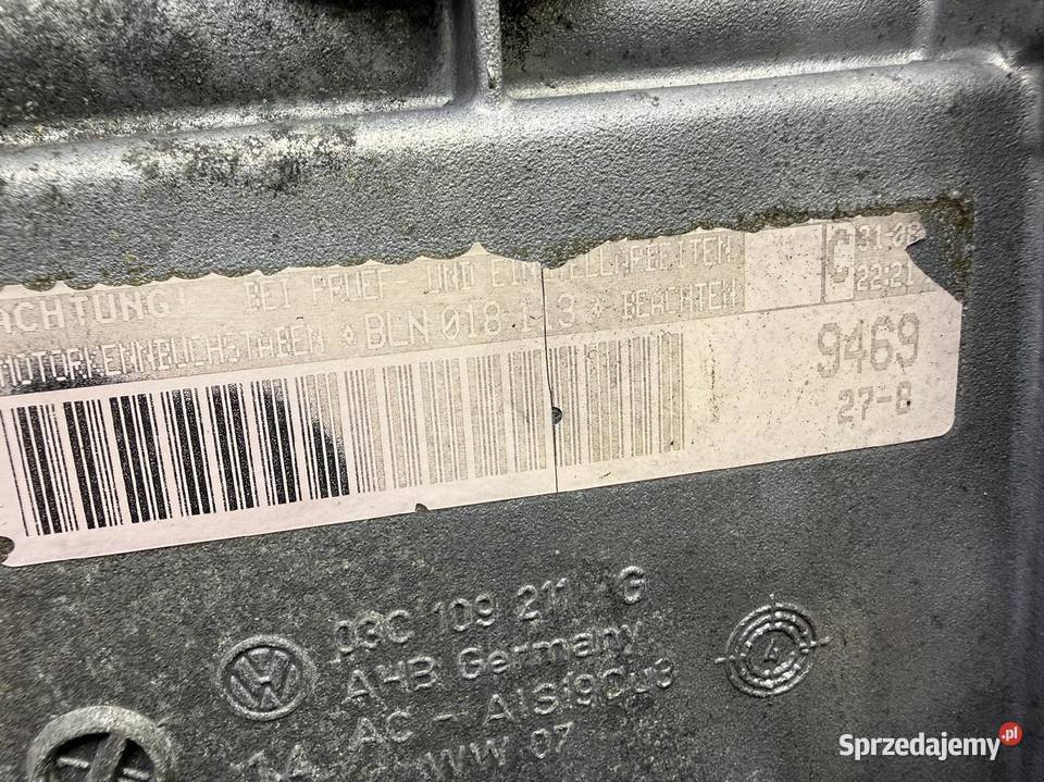 SILNIK BLN VW Golf V Plus 14 FSI 90 benzyna osobowe Chełm