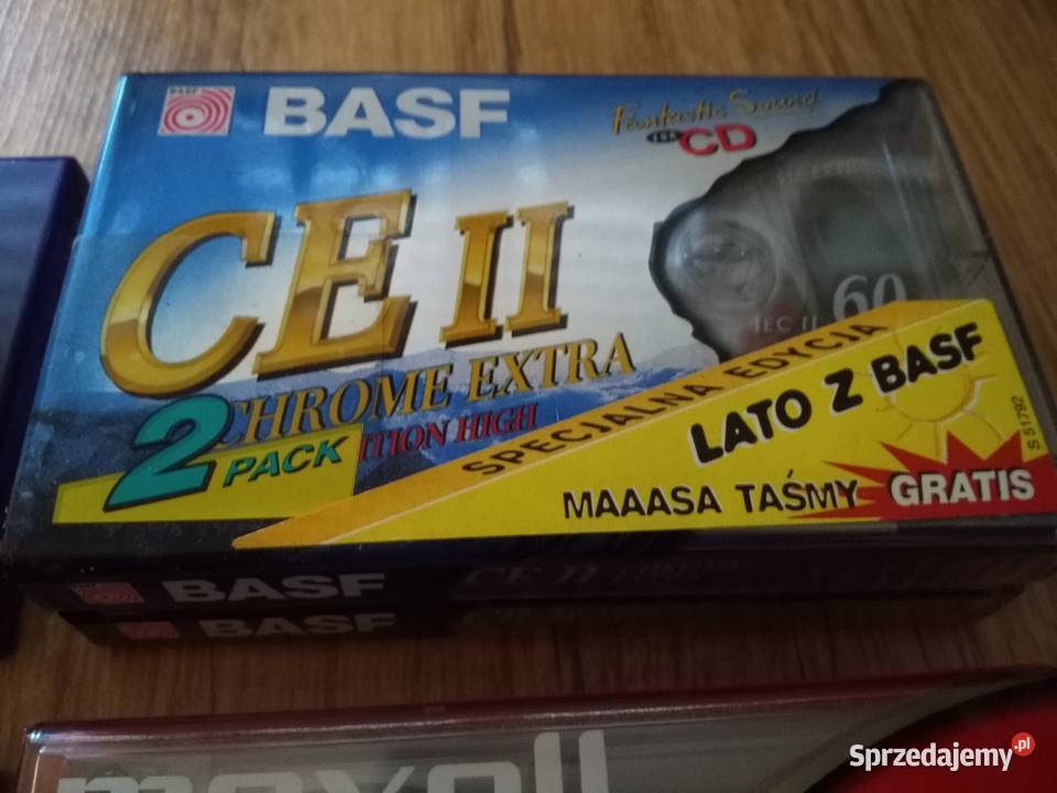 Kasety zafoliowane fabrycznie nowe TDK BASF