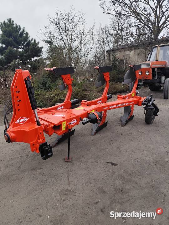 Pług obrotowy Kuhn 3 skibowy zabezpieczenie