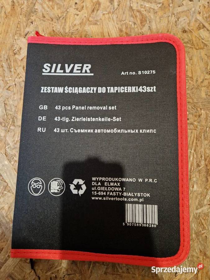 ŚCIĄGACZE DO TAPICERKI ZESTAW ŚCIĄGACZY 43EL Tapicerka drzwiowa Głogowa