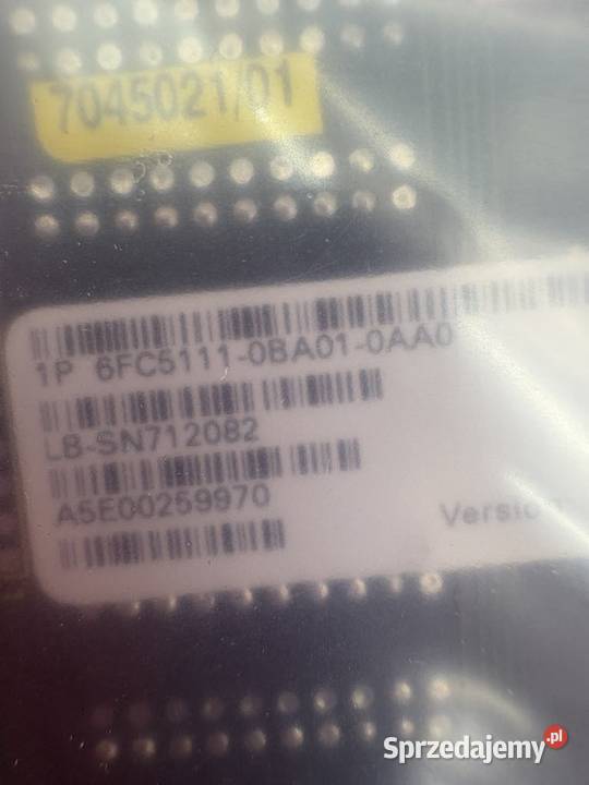Siemens 6FC51110BA010AA0 Control board mazowieckie Warszawa sprzedam