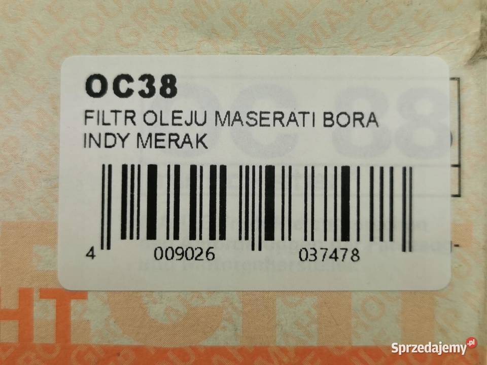 FILTR OLEJU MASSEY FERGUSON 1447082M2 KNECHT Oleju