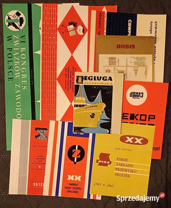 Polskie etykiety zapałczane KSIĄŻECZKOWE