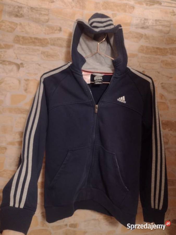 XSS ADIDAS Granatowa bluza sportowa z kapturem Kaptur Kraków